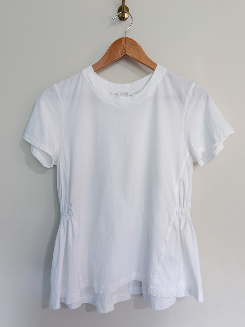 COS Elevated White Tee